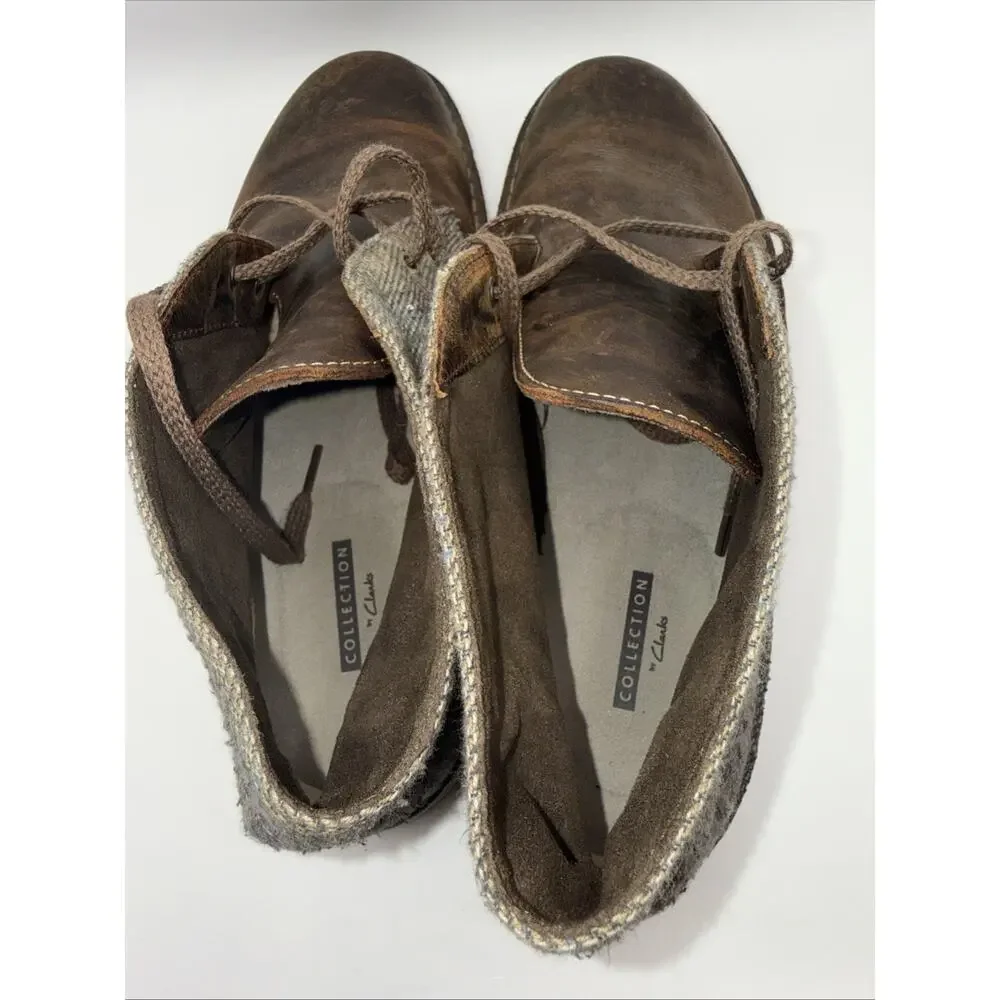 Size 9 - Men’s Clarks Collection Bootie Shoes Brown